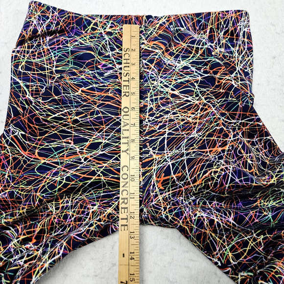 Just Cozy Lined Leggings XL Extra Large Colorful Confetti Party Loungewear - Picture 6 of 7